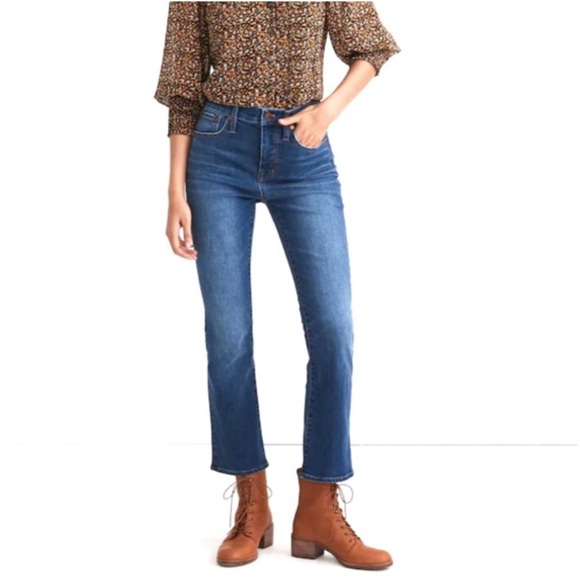 Madewell Woman’s Cali Demi-Boot Jean Size 25T NWOT - Picture 1 of 9